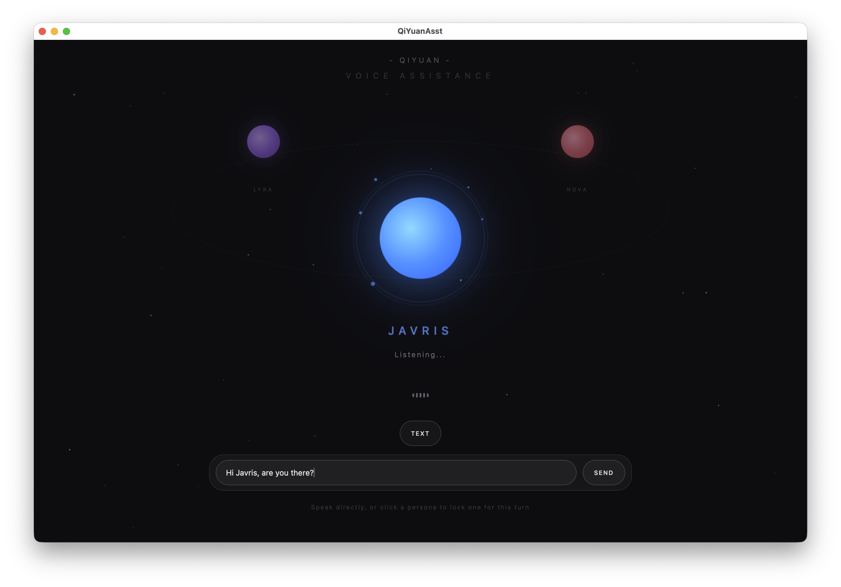 Allow Text Input